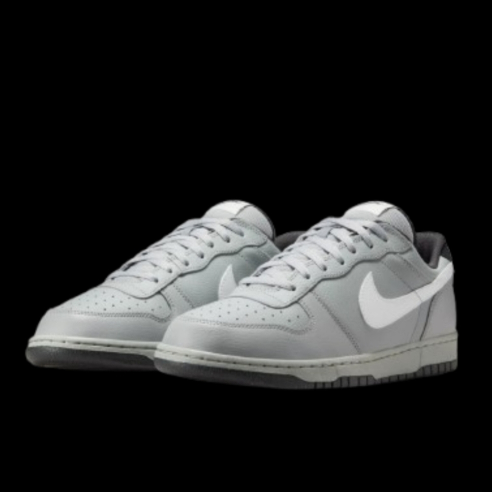 Nike Big NIKE Low Mens Light Smoke Grey White
